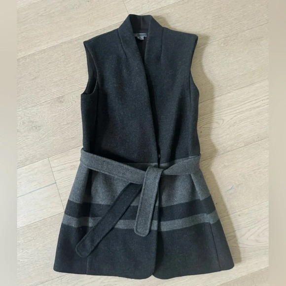 Vince Stipe Blanket sleeveless long vest size XS - Picture 8 of 9